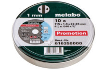 Диски отрезные Metabo 616358000 полотно для циркулярных пил 11,5 cm 10 шт