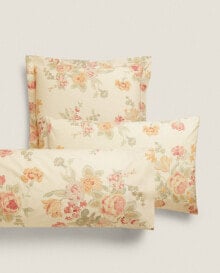 Bouquet print pillowcase
