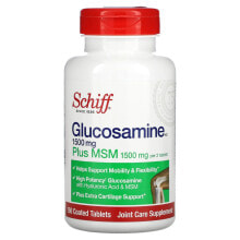 Schiff, глюкозамин с МСМ, 500 мг, 150 таблеток, покрытых оболочкой
