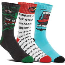 THIRTYTWO Santa Cruz crew socks 3 pairs