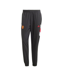 adidas men's Black Manchester United Football Icon Training Pants