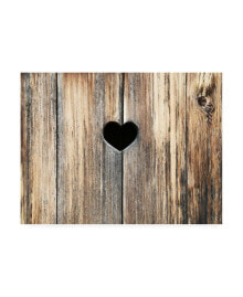 Trademark Global brooke T. Ryan Heart in Wood Canvas Art - 36.5