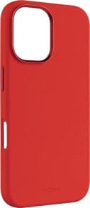 Fixed Fixed MagFlow | Back cover | Apple | iPhone 16 | Liquid silicon | Red