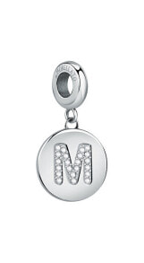 Мужские кулоны и подвески Мужская подвеска стальная Morellato Steel pendant letter "M" Drops SCZ1145
