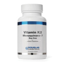 Витамин К Douglas Laboratories Vitamin K2 Menaquinone-7 -- Витамин К2 Менахинон-7 -- 60 Вегетарианских капсул