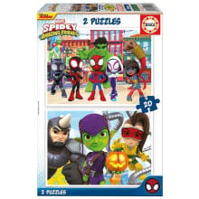 EDUCA BORRAS 2X20 Spidey&His Amazing Friends Puzzle