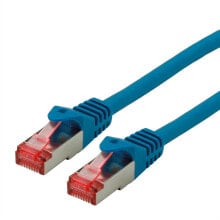 Кабели и разъемы для аудио- и видеотехники ROLINE 21.15.2640 сетевой кабель 0,5 m Cat6 S/FTP (S-STP) Синий