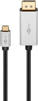 USB-C to DisplayPort Adapter Cable - 2 m - 2 m - USB Type-C - DisplayPort - Male - Male - Straight