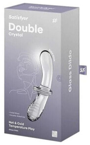 Glasdildo transparent - Satisfyer Double Crystal Transparente