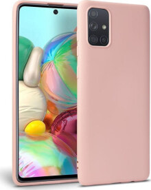 Чехлы для смартфонов чехол силиконовый нежно-розовый Samsung A315 A31 Tech-Protect