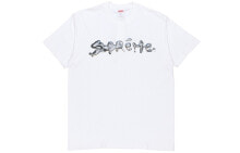 Купить мужские футболки и майки Supreme: Футболка Supreme FW18 Liquid Tee White logoT SUP-FW18-009