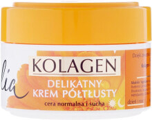 Halbfettige Gesichtscreme mit Ringelblume und Kollagen - Celia Collagen Soft Semi-Rich Face Cream