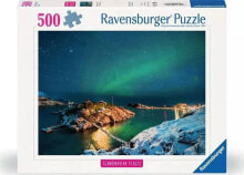 Ravensburger Puzzle 500 Zorza Polarna nad Bergsfjord