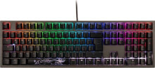 Клавиатуры Ducky Shine 7 клавиатура USB Немецкий Черный, Серый DKSH1808ST-CDEPDAHT1