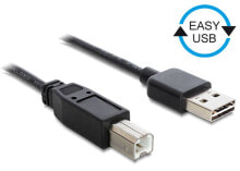 DeLOCK 2m USB 2.0 A - B m/m USB кабель USB A USB B Черный 83359