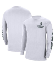 Nike men's White Michigan State Spartans Heritage Max 90 Long Sleeve T-shirt