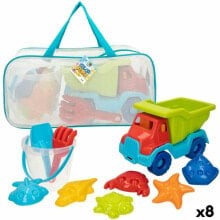 Beach toys set Colorbaby polypropylene (8 Units)