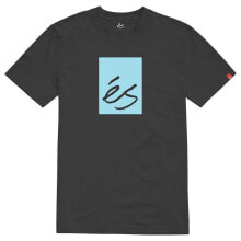 Мужские спортивные футболки Мужская спортивная футболка черная с надписью ES Main Block Short Sleeve T-Shirt