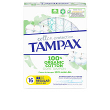 Гигиенические прокладки и тампоны Tampax Organic Cotton Tampons Тампоны из органического хлопка с аппликатором 16 шт.