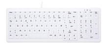 Клавиатуры cHERRY AK-C7000 клавиатура USB AZERTY Французский Белый AK-C7000F-UVS-W/FR