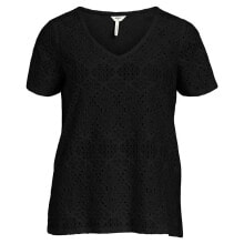 OBJECT Feodora Short Sleeve V Neck T-Shirt