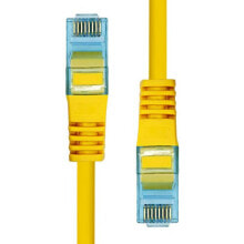 Кабели и разъемы для аудио- и видеотехники ProXtend 6AUTP-003Y сетевой кабель Желтый 0,3 m Cat6a U/UTP (UTP)