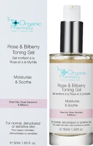 Tonisierendes Gel für dehydrierte und empfindliche Haut - The Organic Pharmacy Rose & Bilberry Toning Gel