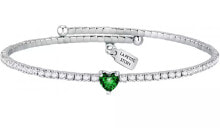 Женские браслеты романтический браслет с зеленым сердечком Love LPS05ASD22
