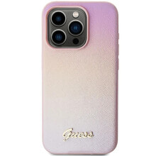 GUESS Guhcp15XpsairSP iPhone 15 Pro Max 6.7 Saffiano Iridescent phone case