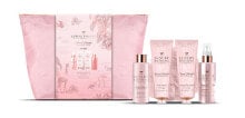 Body care gift set in a cosmetic bag Vanilla & Mandle 5 pcs