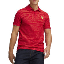 Puma Sf Race Graphic Short Sleeve Polo Shirt Mens Red Casual 62380402 купить онлайн