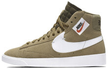 Nike Blazer Mid Rebel Neutral Olive 滑板 中帮 板鞋 女款 橄榄绿 / Кроссовки Nike Blazer Mid Rebel Neutral Olive BQ4022-201