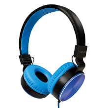 LogiLink HS0049 On-Ear Kopfhörer blau - Headphones