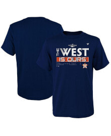 Fanatics big Boys Navy Houston Astros 2022 AL West Division Champions Locker Room T-shirt