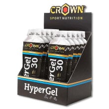 CROWN SPORT NUTRITION Hyper 30 Hydro Neutral Energy Gels Box 75g 10 Units