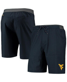 Men's Navy West Virginia Mountaineers Twisted Creek Omni-Shield Shorts