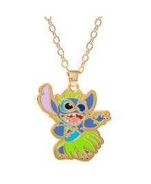 Купить кулоны и подвески Disney: Lilo & Stitch Flash Gold Plated Necklace with Stitch Pendant - Stitch Gifts Jewelry, 16 + 2''