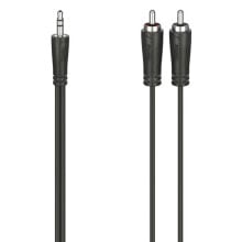 HAMA Jack 3.5 mm M / 2RCA m 1.5 m Cable