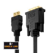 PureLink HDMI-DVI M-M 1m DVI-D Черный PI3000-010