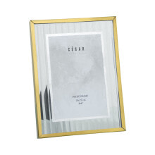 Photo frame Alexandra House Living Golden Crystal 15 x 20 x 2 cm