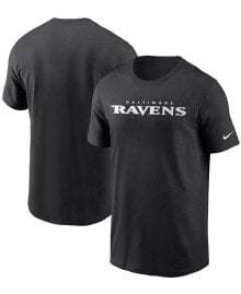Nike men's Black Baltimore Ravens Team Wordmark T-shirt