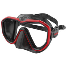 Masks and snorkels for scuba diving