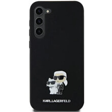 KARL LAGERFELD KLHCSA35SMHKCNPK A35 A356 Silicone Karl&Choupette Pin phone case