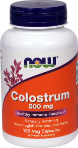 Vitamins and dietary supplements to strengthen the immune system nOW Foods Colostrum -- 500 mg - 120 Vegetarian Capsules