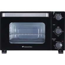 Мини-печь или ростер CONTINENTAL EDISON CEMF22B - Elektrischer Minibackofen 22L schwarz - 1300W - Drehspie, natrliche Konvektion