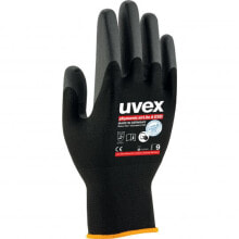 Средства защиты рук Uvex 60038 Рабочие перчатки Черный Угольный, Эластан, Полиамид 1 шт 6003807