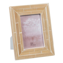 Photo frame Beige Bamboo MDF Wood 17 x 1 x 22 cm