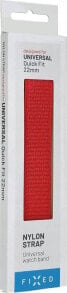 Fixed Fixed | Sporty Strap for Garmin QuickFit 22mm | 160-210 mm | Red | Nylon