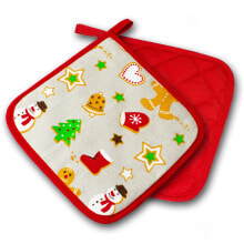 Kitchen mittens, aprons and potholders