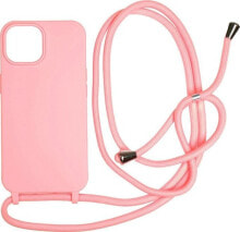 MOBILE ORIGIN Etui Lanyard Pink - iPhone 15